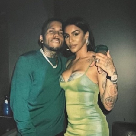 Kid Ink and his wife Asiah Azante.